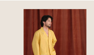 [CULTUM] Piped Pajama Shirt