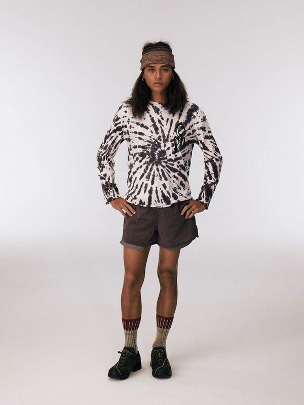 [CONP] Sun Spiral Tie-Dye Logo Long Sleeve