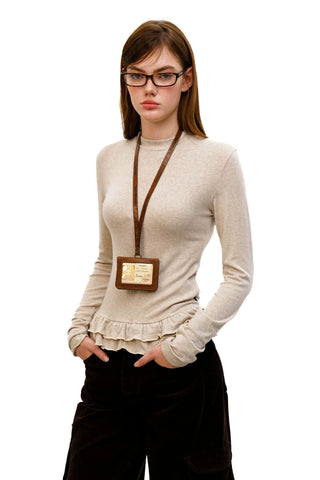 [Moromoro2] Long Sleeve Lace T-shirt