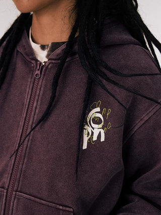 [CONP] Jamaica Beaded Zip-Up Sweatshirt