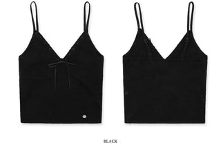 [moromoro2] Lace Trim Cami Top