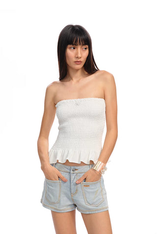 [NOTAWEAR] Mermaid Ruffle Tube Top