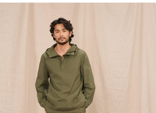 [CULTUM] Hooded Pullover Jacket