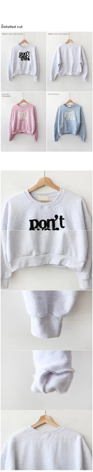 Powdy brushed fleece sweatshirt