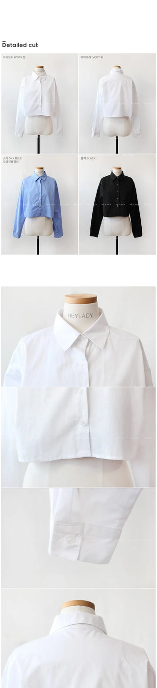 Cotton crop shirt