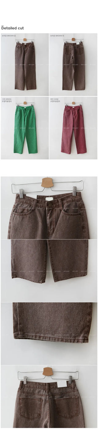 Wide Washing Pants
