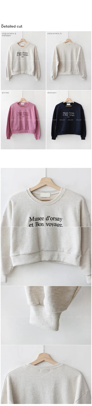 Simple stitched sweatshirt