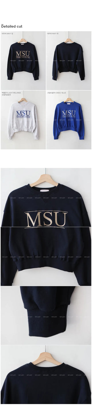 100% Cotton Stitched Sweatshirt