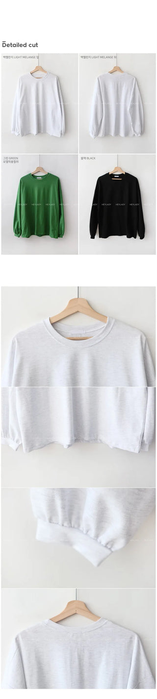 Cotton oversized T-shirt