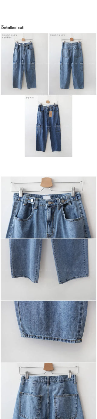 Latisse Denim Cargo Pants