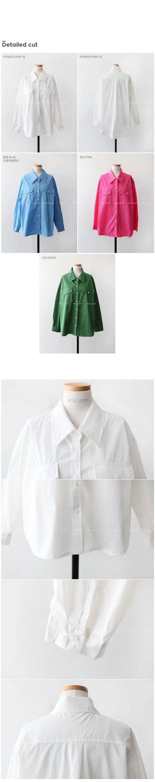 Pocket cotton shirt