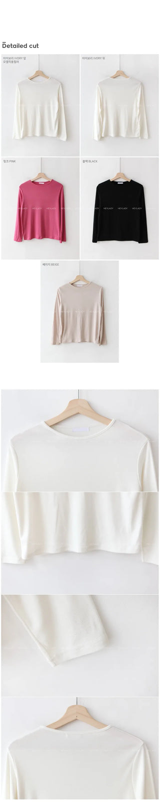 Round Long-Sleeve T-Shirt