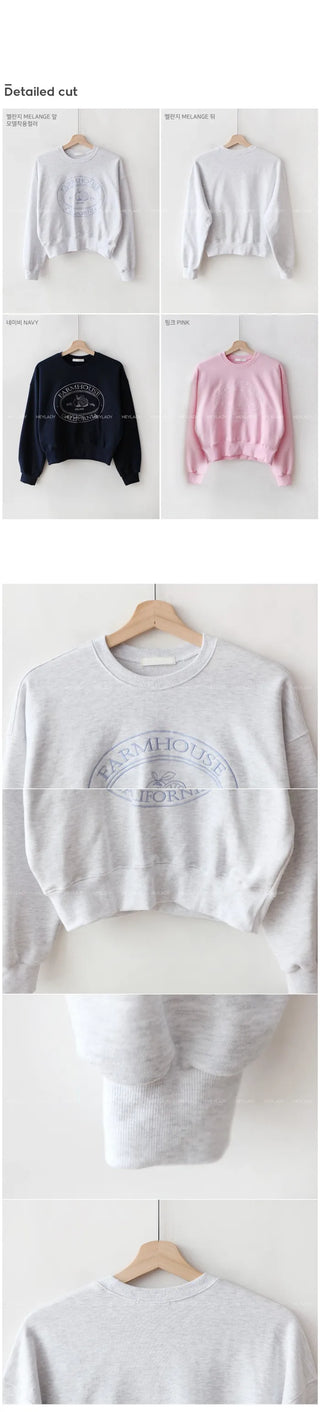 Stitched sweatshirt top