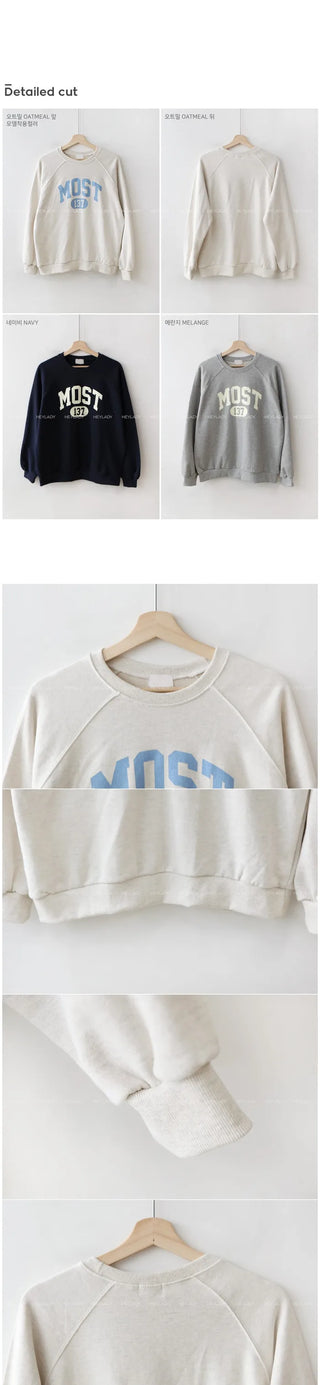 Lettering sweatshirt