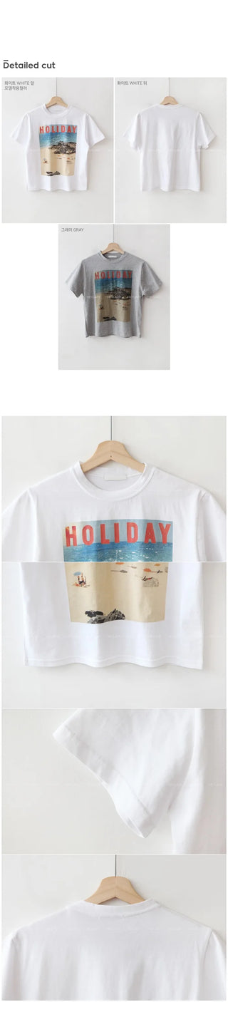Maribel print short-sleeved T-shirt