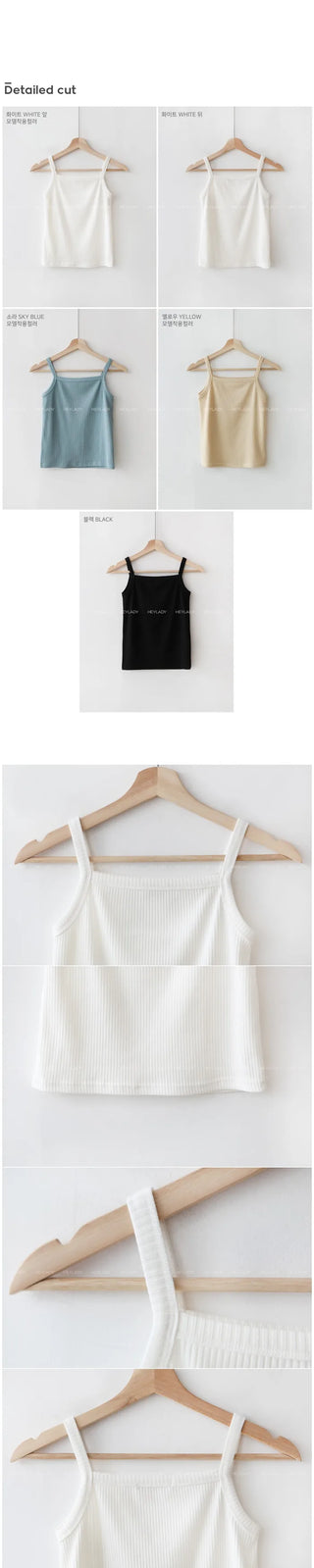 Ribbed sleeveless