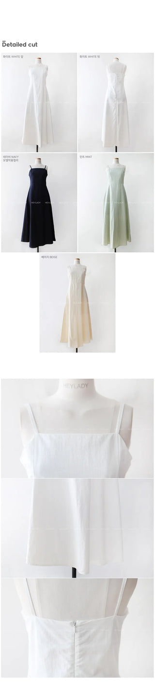 Sleeveless long dress