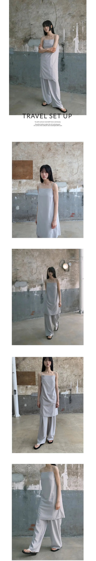 Travel Sleeveless Camisole Dress