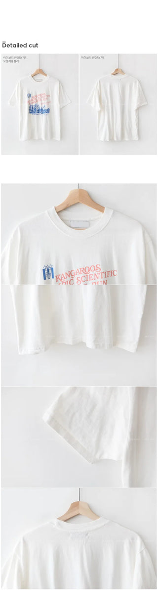 Printed oversized T-shirt