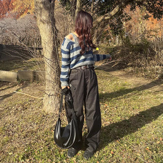 Pocket embroidered denim pants