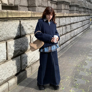 Suede tote bag