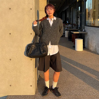 Vintage Washed Shoulder Bag