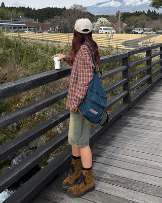 Vintage Wash Half Denim Pants