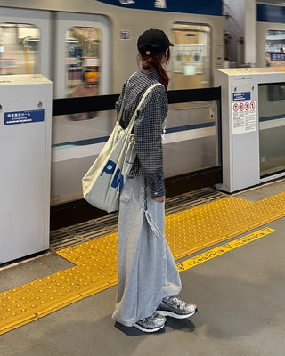 PWR Print Drawstring Tote Bag