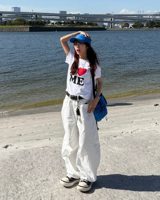 I Love Me Semi-Cropped Half T-Shirt