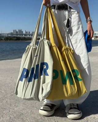 PWR Print Drawstring Tote Bag