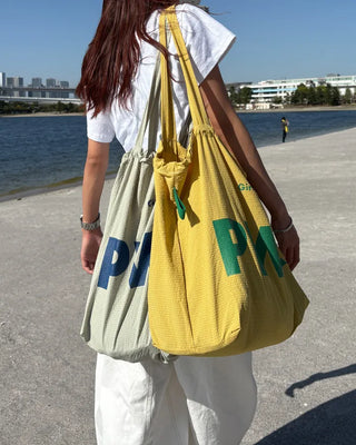 PWR Print Drawstring Tote Bag