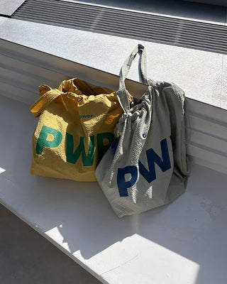 PWR Print Drawstring Tote Bag