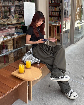 Basic French Sleeve T-Shirt