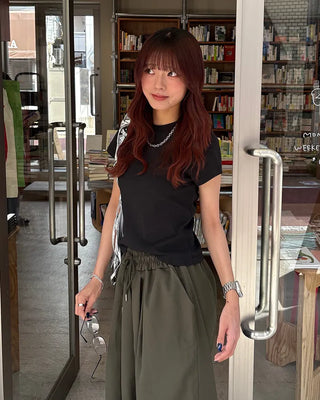 Basic French Sleeve T-Shirt