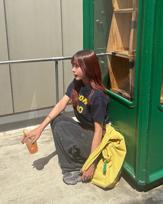 PWR Print Drawstring Tote Bag