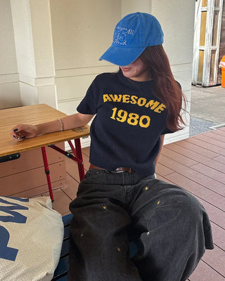 1980 Half Knit T-shirt