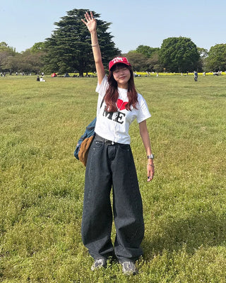 I Love Me Semi-Cropped Half T-Shirt