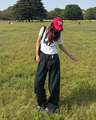 I Love Me Semi-Cropped Half T-Shirt