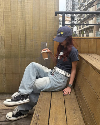 California 1987 Patch Half T-Shirt