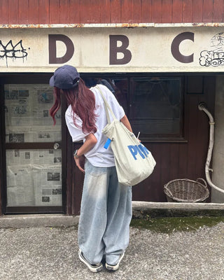 PWR Print Drawstring Tote Bag