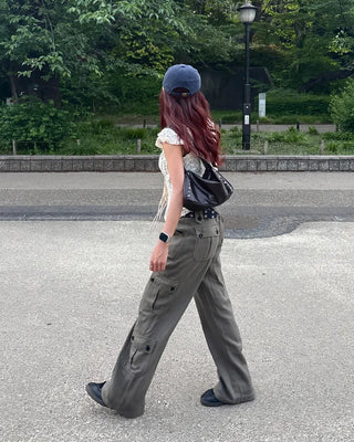 Sideline Studded Wide Shoulder Bag