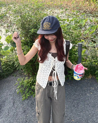 Life Embroidered Straight Cap