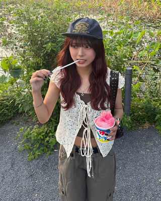 Life Embroidered Straight Cap