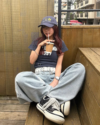California 1987 Patch Half T-Shirt