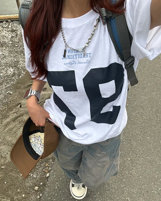 97 Oversized Half-Sleeve T-Shirt