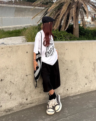 (Unisex) Sweat Wide Bermuda Shorts