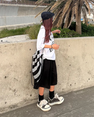 (Unisex) Sweat Wide Bermuda Shorts