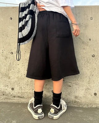 (Unisex) Sweat Wide Bermuda Shorts