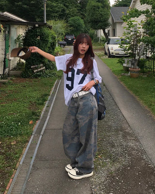 97 Oversized Half-Sleeve T-Shirt