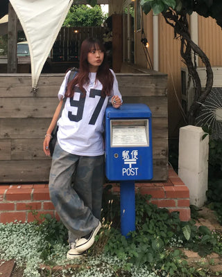 97 Oversized Half-Sleeve T-Shirt